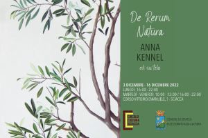 De Rerum Natura: Anna Kennel al Circolo di Cultura.